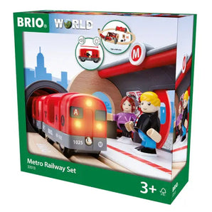 BRIO Set - Metro Railway Set 20 Pieces