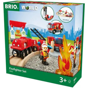 BRIO Vehicle - Firefighter Set 18 Pieces