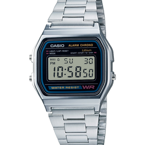 Casio Silver Vintage Digital Watch