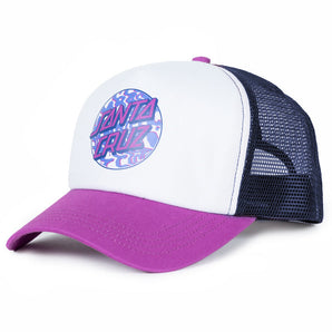 SANTA CRUZ Zebra Marble Dot Teen Cap