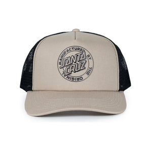 SANTA CRUZ MFG Dot Mens Curved Snapback Cap