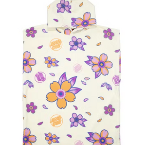 SANTA CRUZ Blooming Opus Dot Hooded Towel