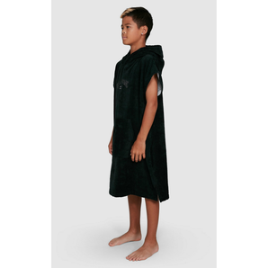 Billabong Boys Wetsuit Hoodie Towel - BLACK - 1SZ