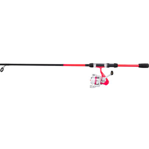 OKUMA Kids Pink Value Pack Rod and Reel Fishing Set