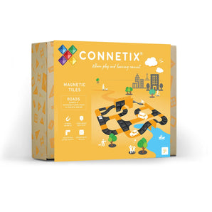 CONNETIX 16 Piece Roads Ramps & Intersections Pack