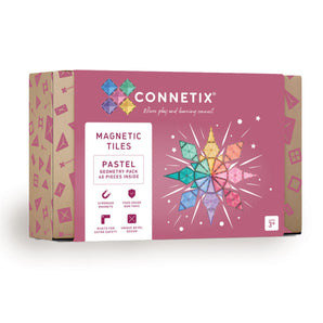 CONNETIX 40 Piece Pastel Geometry Pack