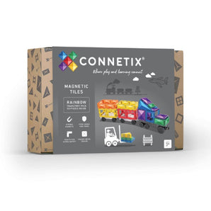 CONNETIX 50 Piece Rainbow Transport Pack