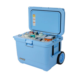 Coleman Pro 52L Wheeled Hard Cooler - Blue Sky