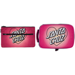 Santa Cruz Girls Gradient Heart Dot Lunch Box & Pencil Case Combo