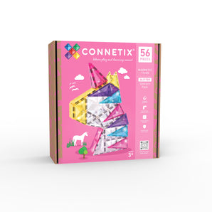 CONNETIX 56 Piece Glitter Unicorn Pack