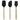 KitchenAid 3 Piece Essential Maple Kitchen Tool Set