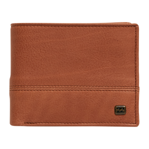 Billabong Dimension 2In1 Leather Wallet - Tan