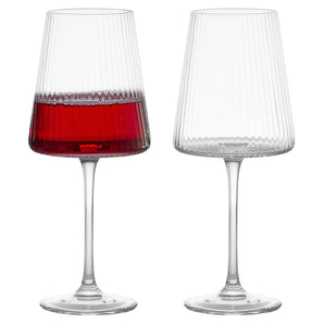 Anton Studio Designs Empire Clear Wine Glasses (X2)