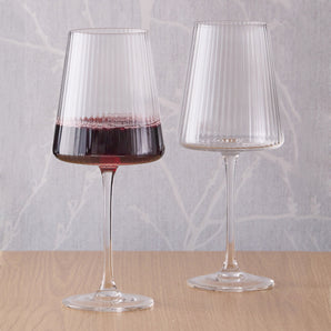 Anton Studio Designs Empire Clear Wine Glasses (X2)