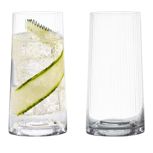 Anton Studio Designs Empire Clear Hiball Tumblers (X2)