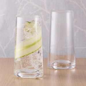 Anton Studio Designs Empire Clear Hiball Tumblers (X2)