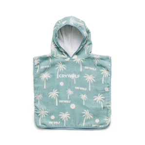 Crywolf Baby Hooded Towel - Pacific Blue