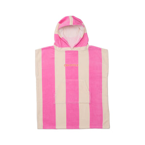 Crywolf Hooded Towel - Candy Stripe