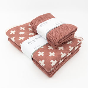 Ecovask Kitchen Towel & Dishcloth Duos