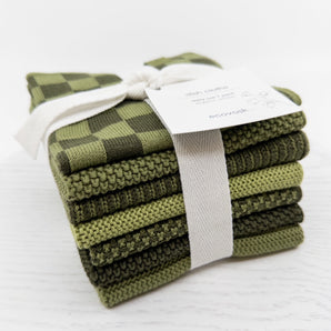 Ecovask Organic Cotton Dishcloths 7pc Pk