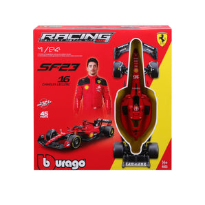 BBURAGO 1:24 Ferrari Racing SF-23 2023 Model Kit #16 Leclerc