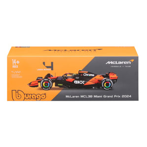 BBURAGO 1:24 McLaren MCL38 2024 - #4 Norris Hard Case