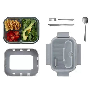 ClickClack Daily Glass Bento 0.9L