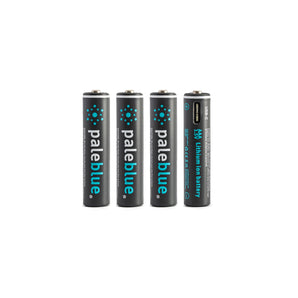 Pale Blue Earth AAA USB-C Rechargeable Batteries