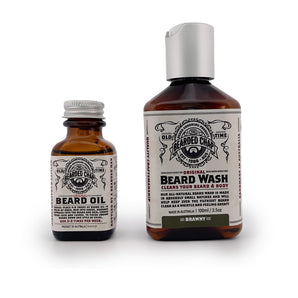 The Bearded Chap Luxe Duo Kit - Brawny - 30ml Oil &  100ml Wash