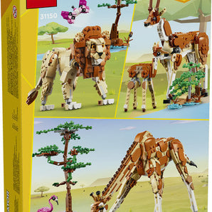 LEGO Creator 3-in-1 Wild Safari Animals