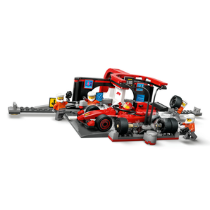 LEGO City F1 Pit Stop & Pit Crew with Ferrari Car