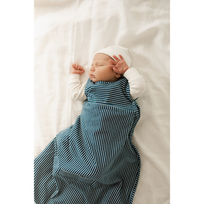 Merino Kids Go Go Bag - Standard Weight - Navy Stripe - 0-2 years