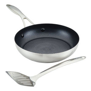 Circulon SteelShield S-Series 24cm Frypan with Slotted Spatula - 24cm