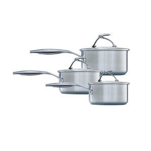 Circulon SteelShield S-Series 3 Piece Saucepan Set