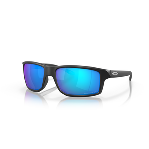 Oakley Gibston Sunglasses - Matte Black w/ Prizm Sapphire Polarized - 60mm