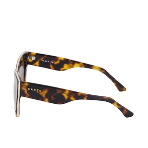 SABEN Sloane Sunglasses - Tortoise/Dark Brown