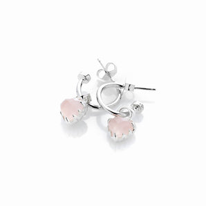 Stolen Girlfriends Club Love Anchor Earring Rose Quartz