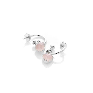 Stolen Girlfriends Club Love Anchor Earring Rose Quartz