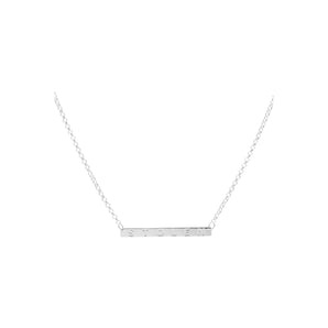 Stolen Girlfriends Club Plank Necklace - Sterling Silver