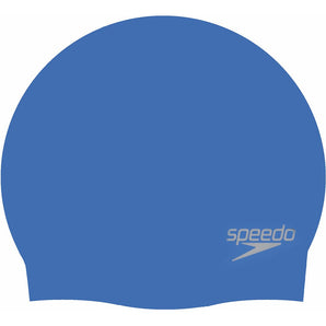 Speedo Plain Moulded Silicone Cap - 2 Pack