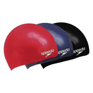 Speedo Junior Moulded Silicone Cap - 3 Pack