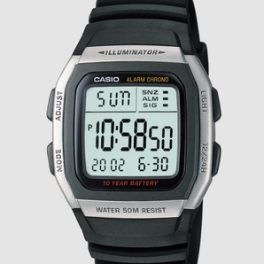 Casio Digital 50 Metre Water Resistant Watch