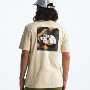 The North Face Men's Short-Sleeve Box NSE Tee - Gravel-Multi Colour