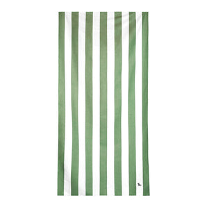 Dock & Bay Beach Towel Cabana Collection - Cayman Olive - XL
