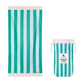 Dock & Bay Beach Towel Clubhouse Collection - Pastel Pier - XL