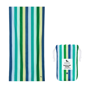 Dock & Bay Beach Towel Summer Collection - Cool Lagoon - L