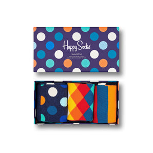 Happy Socks Gift Set Classic Multi Colour 3-Pack - 41-46