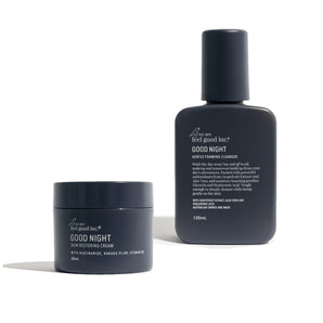 We Are Feel Good Inc Good Night Skin Restoring Cream & Foaming Facial Cleanser Bundle