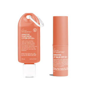 We Are Feel Good Inc Sensitive Sunscreen & Lip Balm Bundle