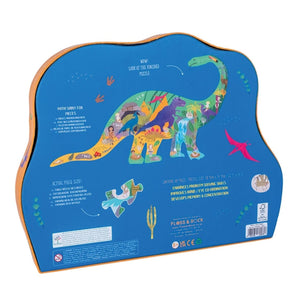 Floss & Rock 80 Piece Diplodocus Shaped Puzzle